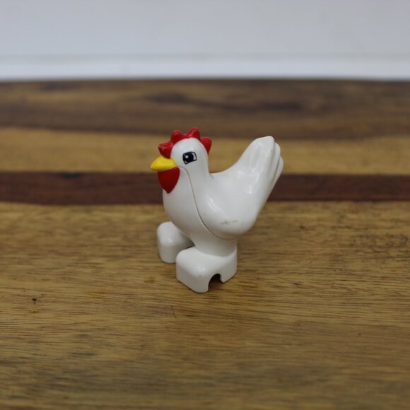 Lego Duplo Construction, Firefighter Excavator Operator & Chicken Figurine - Picture 11 of 13